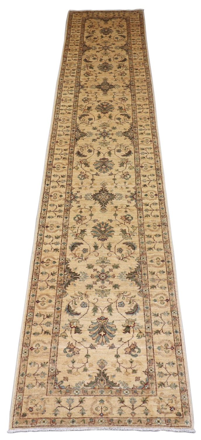 Alfombra de pasillo Alfombra Ziegler - 394 x 78 cm - beige