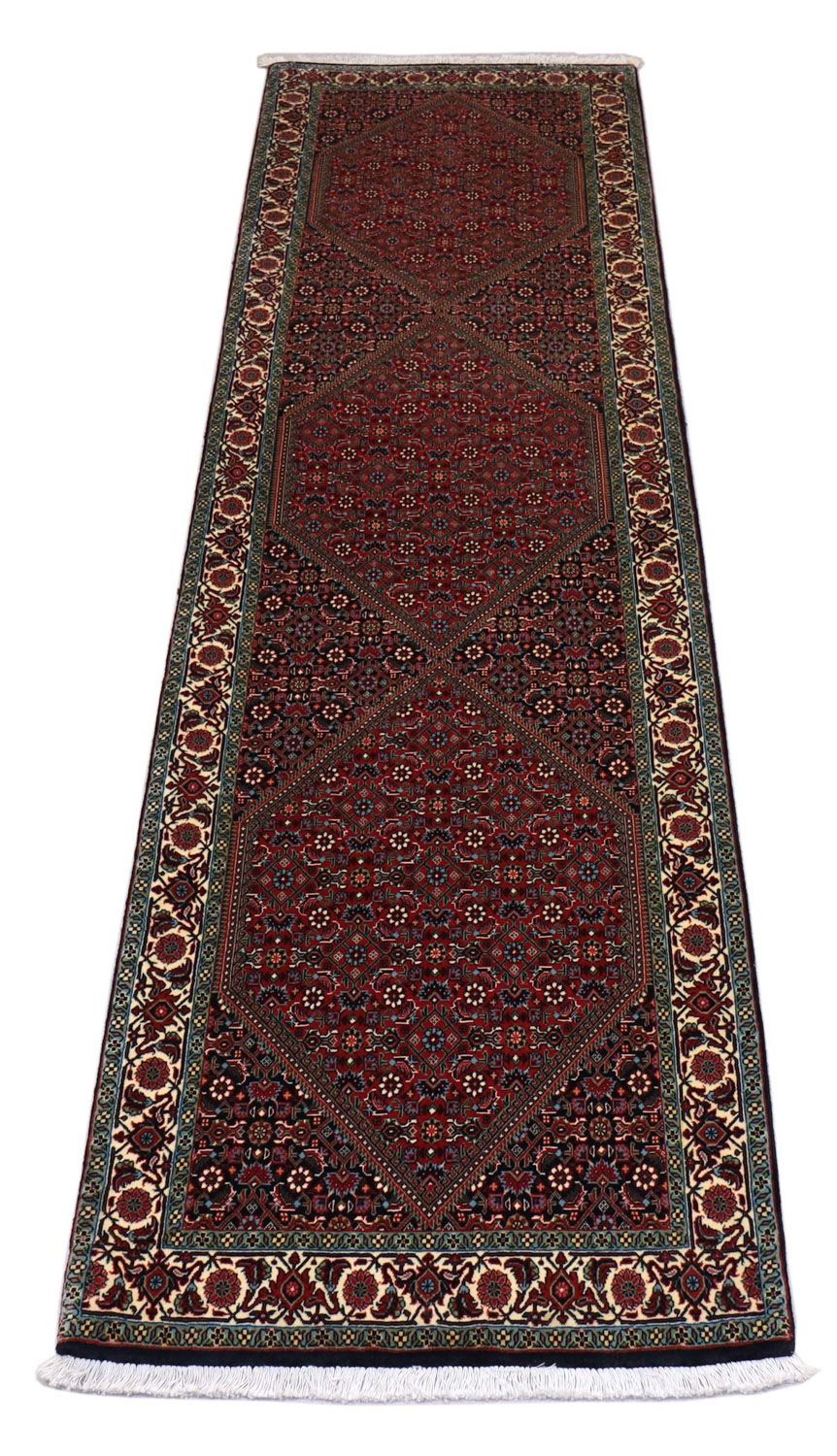 Alfombra de pasillo Alfombra persa - Bidjar - 300 x 85 cm - rojo