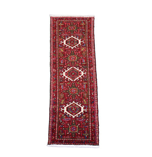 Alfombra de pasillo Alfombra persa - Nómada - 196 x 66 cm - rojo