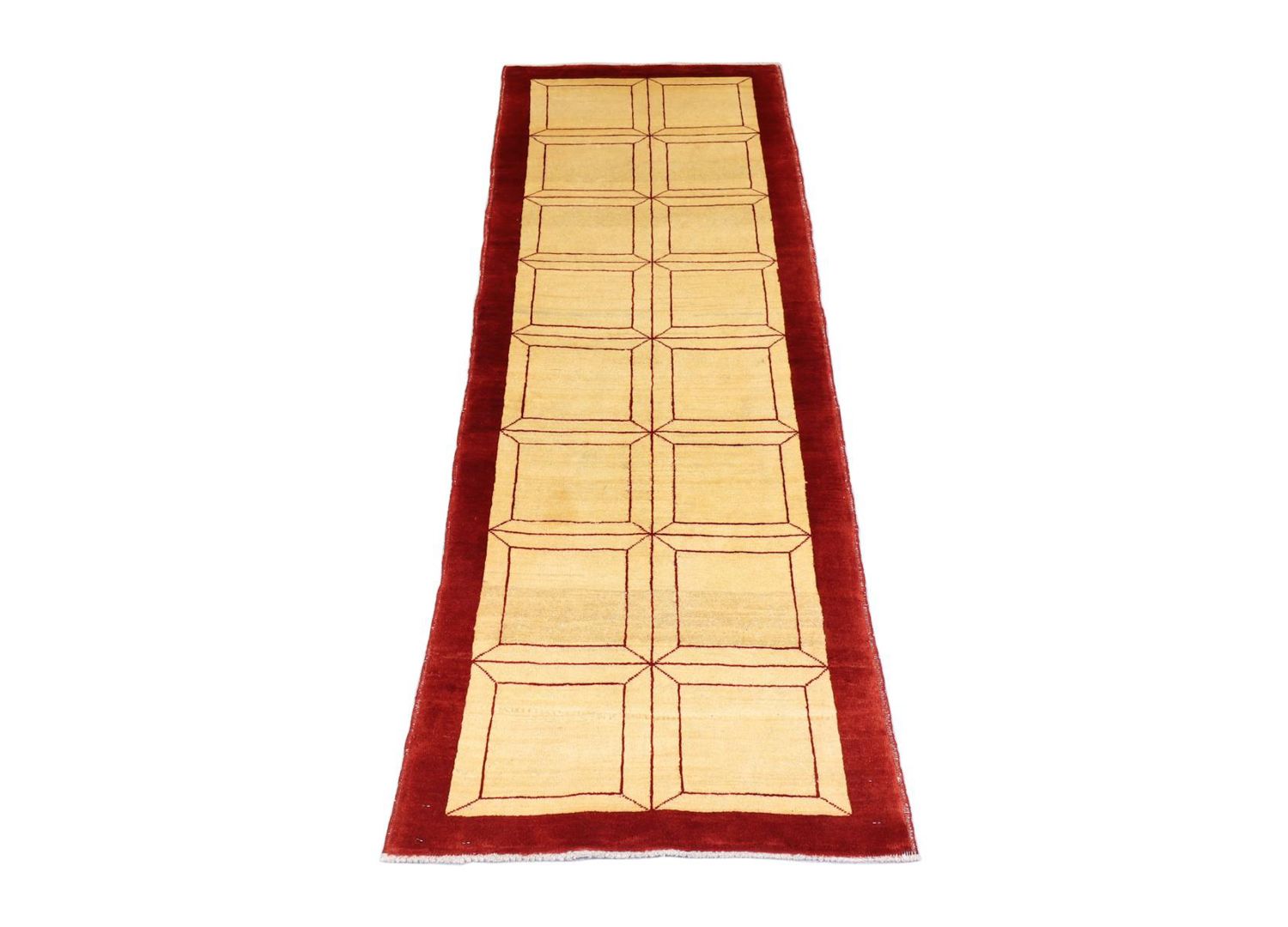 Alfombra de pasillo Alfombra Ziegler - 185 x 68 cm - beige