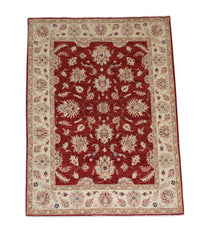 Alfombra Ziegler - 197 x 149 cm - rojo