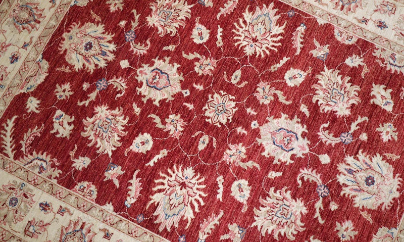 Alfombra Ziegler - 197 x 149 cm - rojo