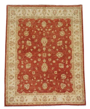 Alfombra Ziegler - 197 x 154 cm - rojo