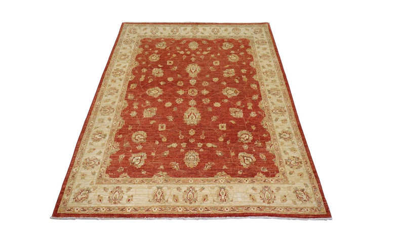 Alfombra Ziegler - 197 x 154 cm - rojo