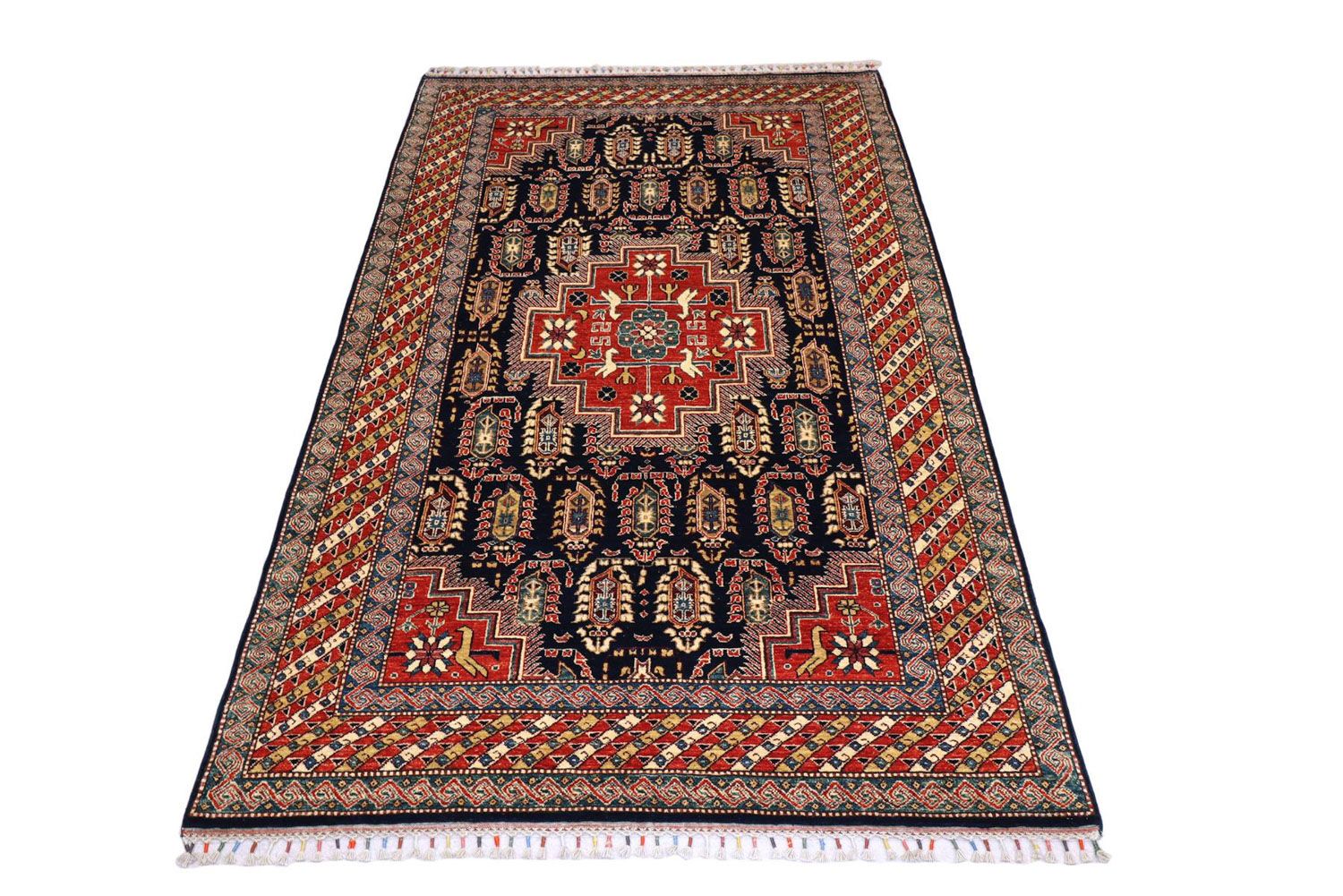 Alfombra Ziegler - 268 x 175 cm - azul oscuro