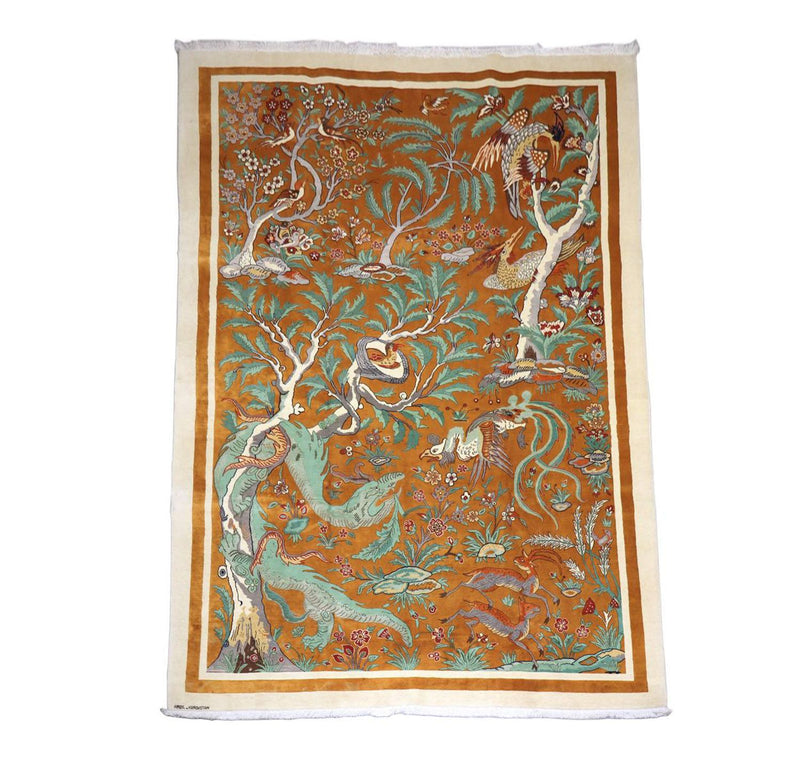 Alfombra persa - Nómada - 388 x 275 cm - marrón