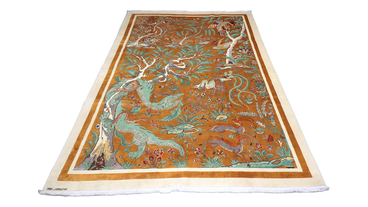 Alfombra persa - Nómada - 388 x 275 cm - marrón