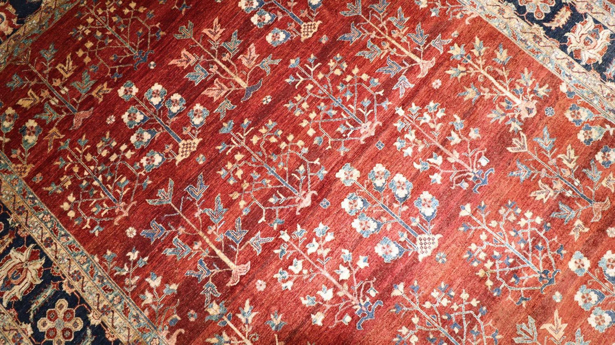 Alfombra Ziegler - 376 x 296 cm - rojo