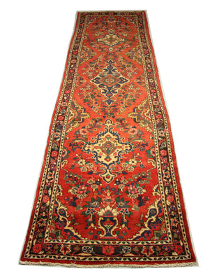 Alfombra de pasillo Alfombra persa - Nómada - 453 x 113 cm - rojo