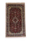 Alfombra de seda - Seda de Cachemira - 150 x 90 cm - rojo oscuro