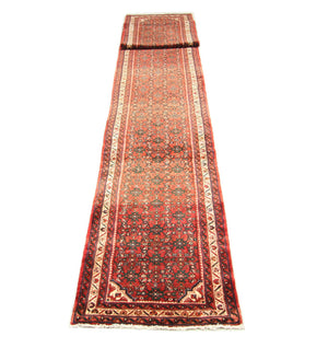 Alfombra de pasillo Alfombra persa - Nómada - 587 x 86 cm - marrón