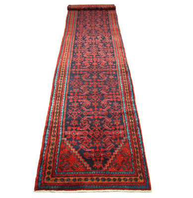 Alfombra de pasillo Alfombra persa - Nómada - 497 x 107 cm - azul