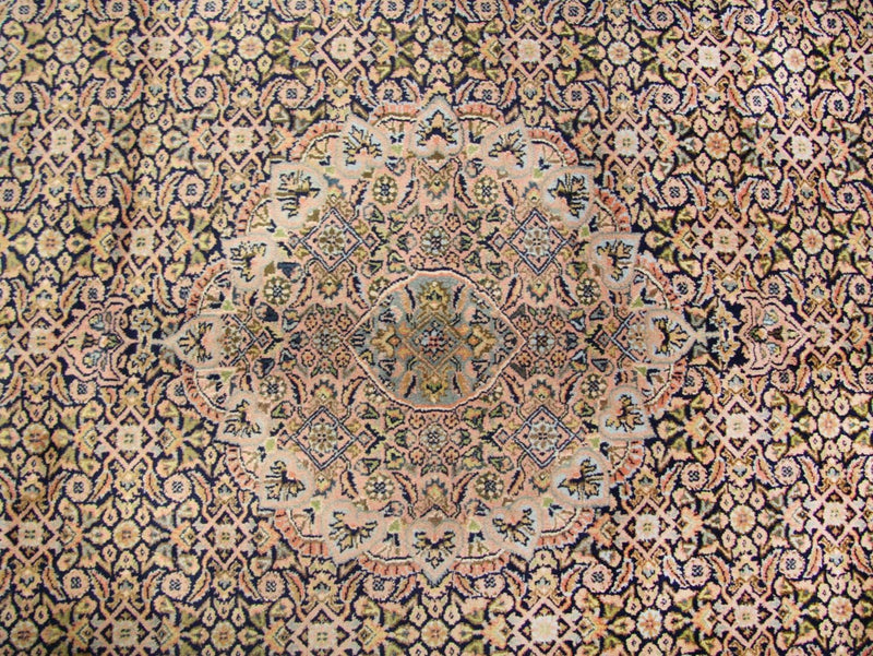 Alfombra persa - Bidjar - 290 x 248 cm - azul