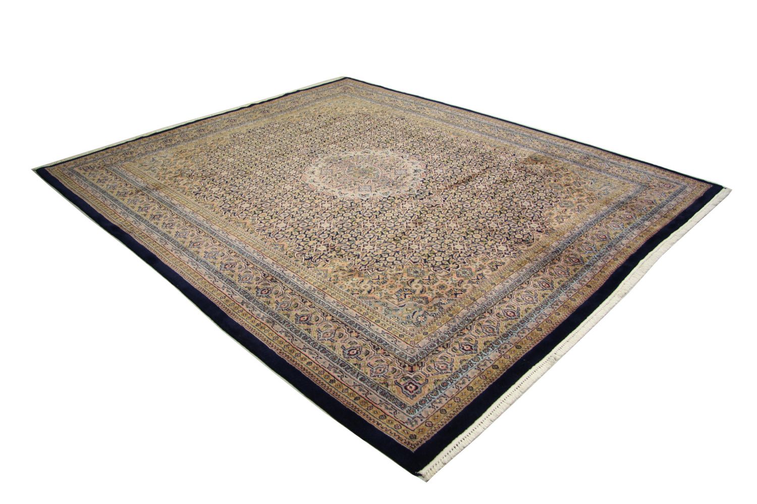 Alfombra persa - Bidjar - 290 x 248 cm - azul