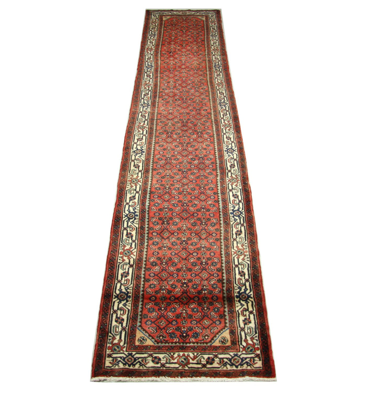 Alfombra de pasillo Alfombra persa - Nómada - 404 x 81 cm - rojo
