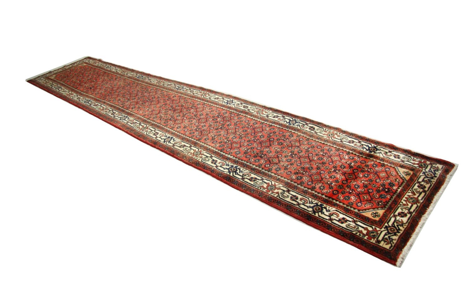Alfombra de pasillo Alfombra persa - Nómada - 404 x 81 cm - rojo