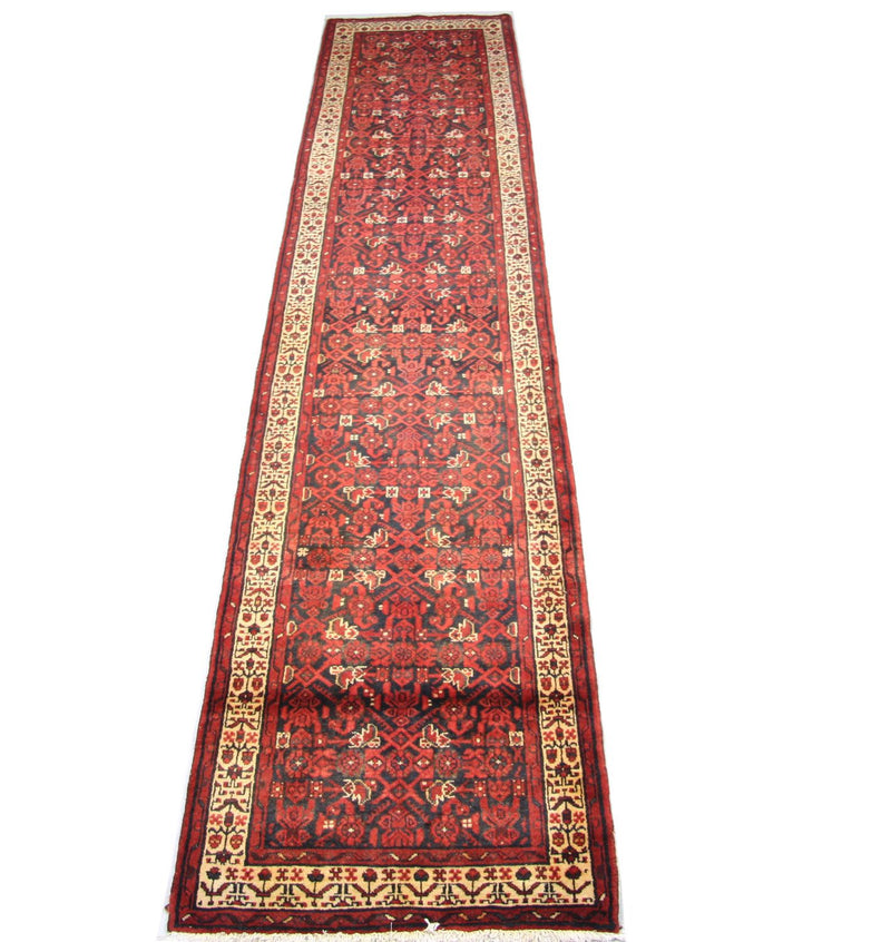 Alfombra de pasillo Alfombra persa - Nómada - 403 x 90 cm - rojo