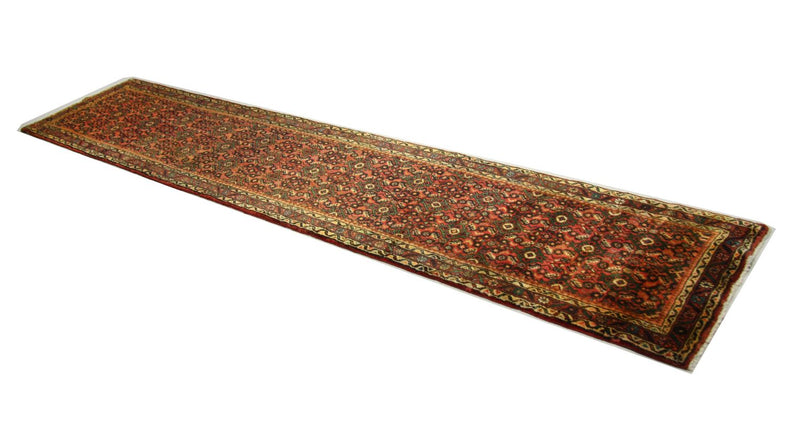Alfombra de pasillo Alfombra persa - Nómada - 380 x 80 cm - marrón