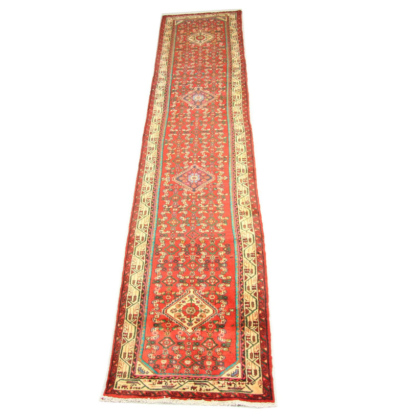 Alfombra de pasillo Alfombra persa - Nómada - 367 x 80 cm - rojo