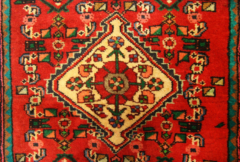Alfombra de pasillo Alfombra persa - Nómada - 367 x 80 cm - rojo