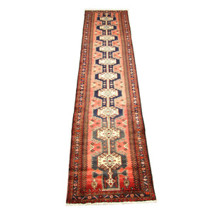 Alfombra de pasillo Alfombra persa - Nómada - 385 x 84 cm - rojo
