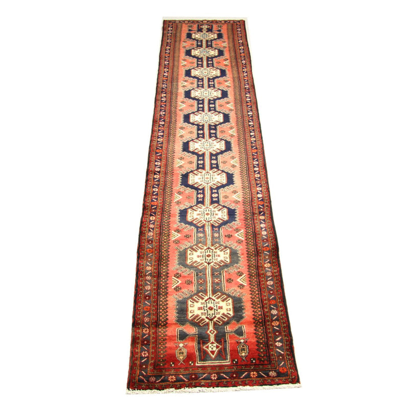 Alfombra de pasillo Alfombra persa - Nómada - 385 x 84 cm - rojo
