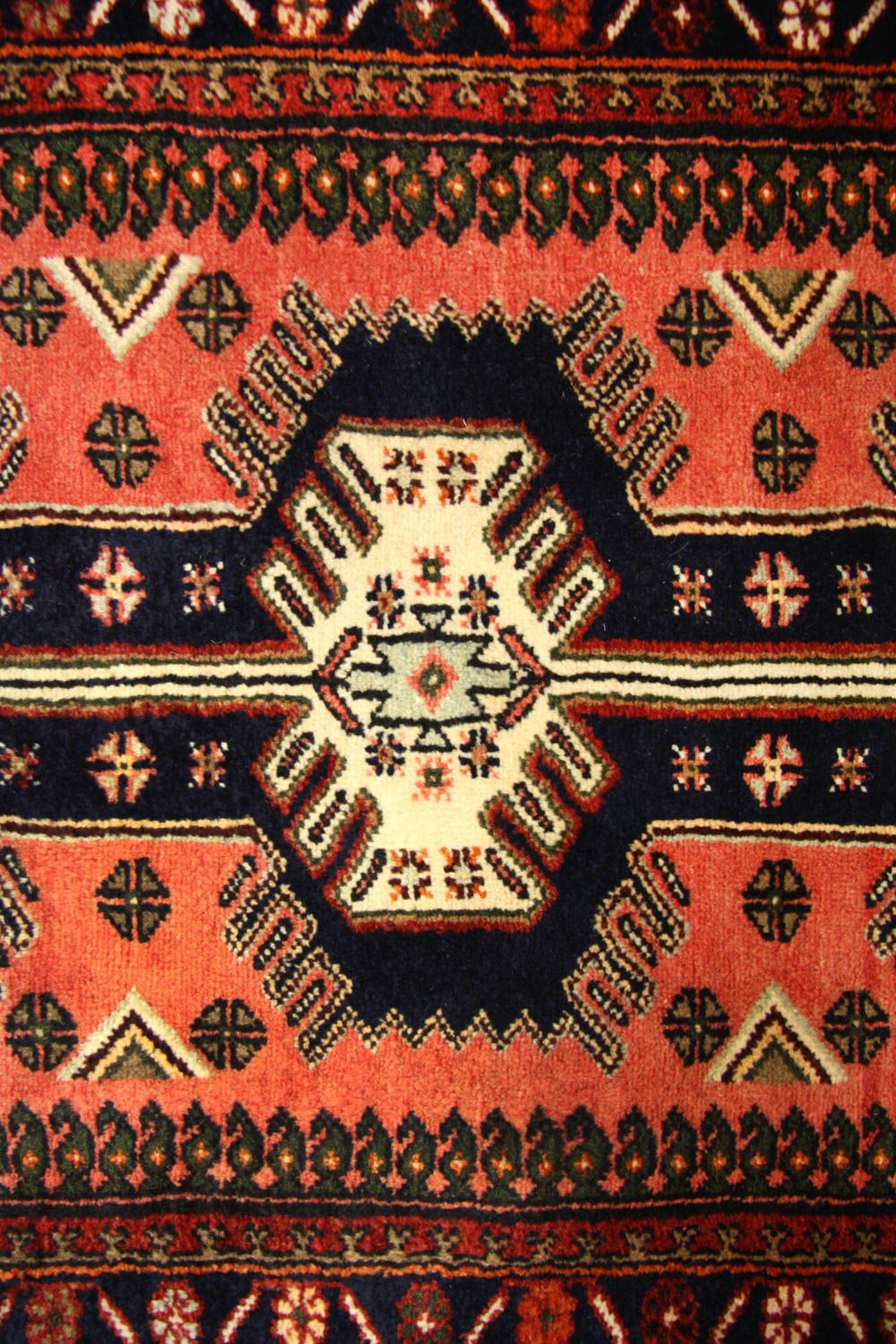 Alfombra de pasillo Alfombra persa - Nómada - 385 x 84 cm - rojo