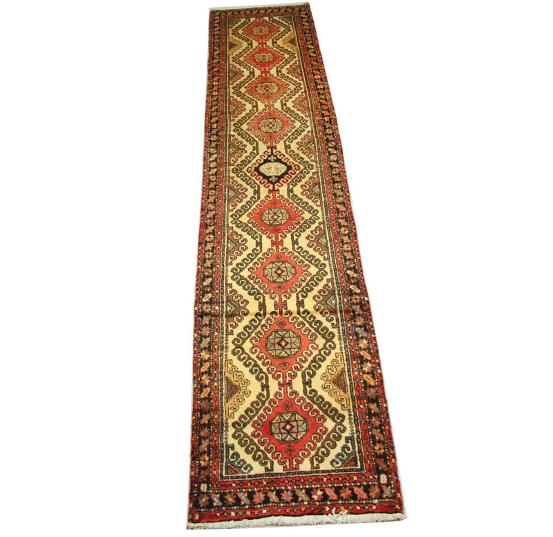 Alfombra de pasillo Alfombra persa - Nómada - 406 x 80 cm - rojo