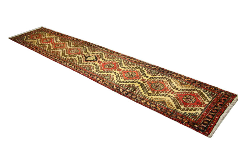 Alfombra de pasillo Alfombra persa - Nómada - 406 x 80 cm - rojo