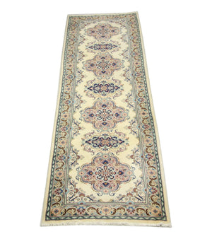 Alfombra de pasillo Alfombra persa - Keshan - 300 x 82 cm - azul