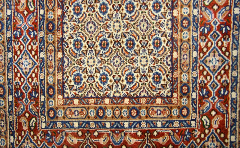 Alfombra de pasillo Alfombra persa - Keshan - 299 x 78 cm - azul