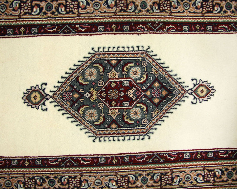 Alfombra de pasillo Alfombra persa - Bidjar - 263 x 77 cm - beige