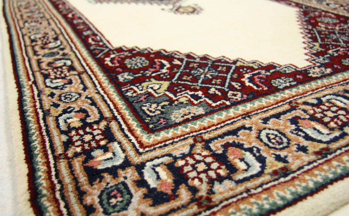 Alfombra de pasillo Alfombra persa - Bidjar - 263 x 77 cm - beige