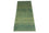 Alfombra de pasillo Alfombra Gabbeh - Persa - 247 x 90 cm - verde