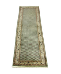 Alfombra de pasillo Alfombra persa - Mir - 284 x 77 cm - verde