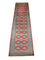 Alfombra de pasillo Alfombra Pakistani - 343 x 76 cm - rojo