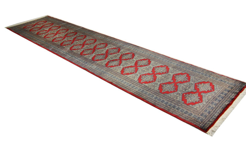 Alfombra de pasillo Alfombra Pakistani - 343 x 76 cm - rojo