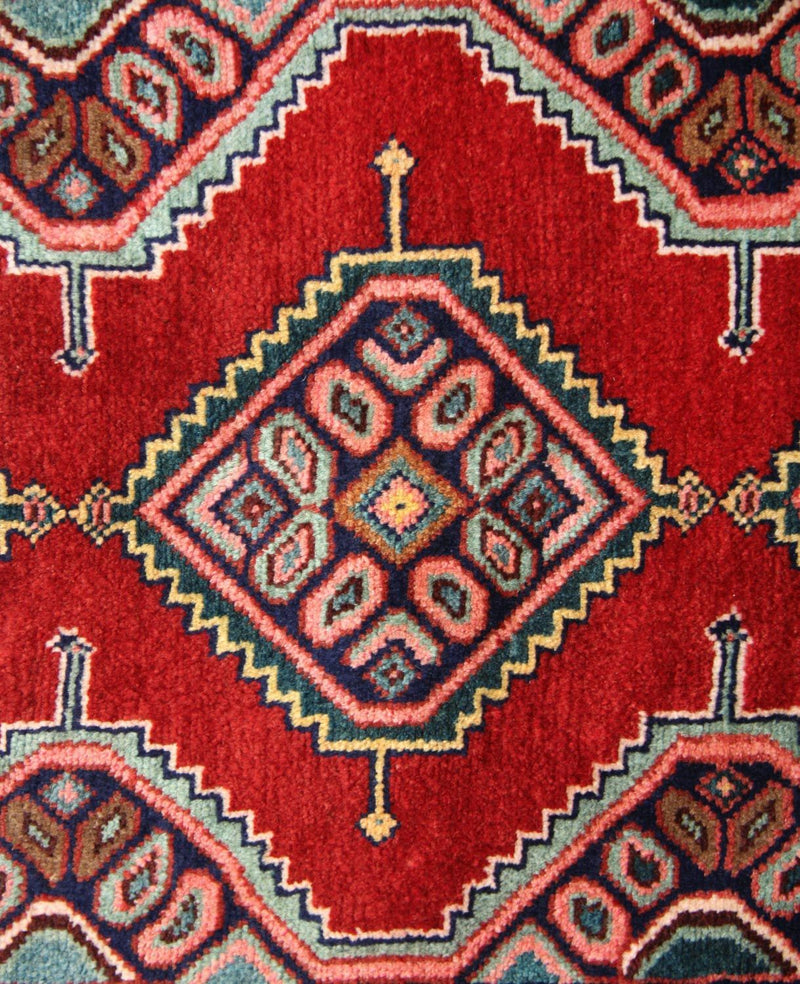 Alfombra de pasillo Alfombra persa - Nómada - 295 x 76 cm - rojo
