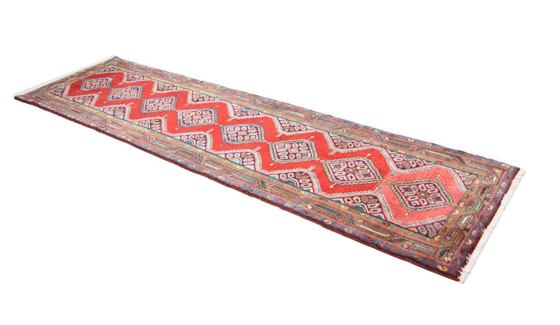 Alfombra de pasillo Alfombra persa - Nómada - 295 x 76 cm - rojo