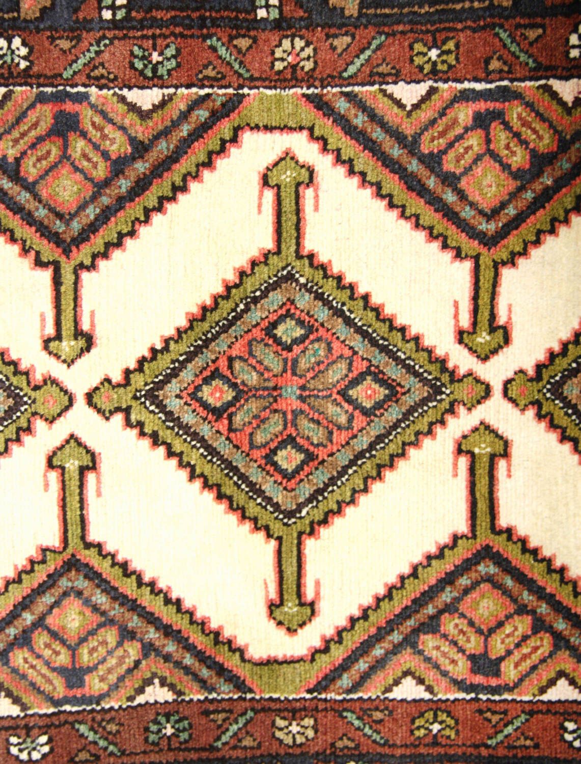 Alfombra de pasillo Alfombra persa - Nómada - 292 x 94 cm - beige