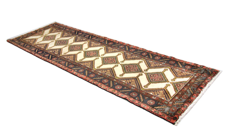 Alfombra de pasillo Alfombra persa - Nómada - 292 x 94 cm - beige