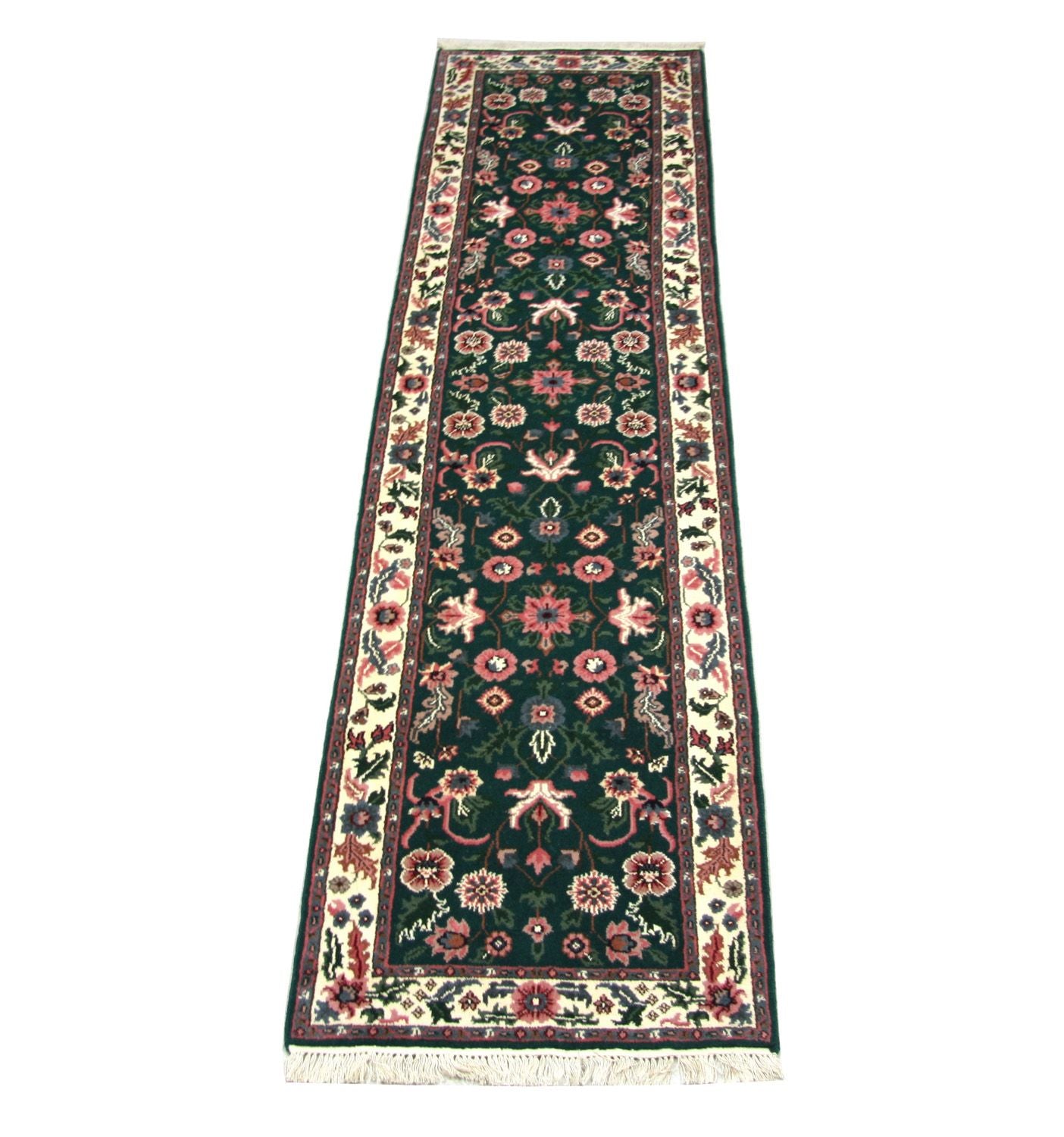 Alfombra de pasillo Alfombra persa - Bidjar - 303 x 78 cm - azul