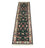 Alfombra de pasillo Alfombra persa - Bidjar - 303 x 78 cm - azul