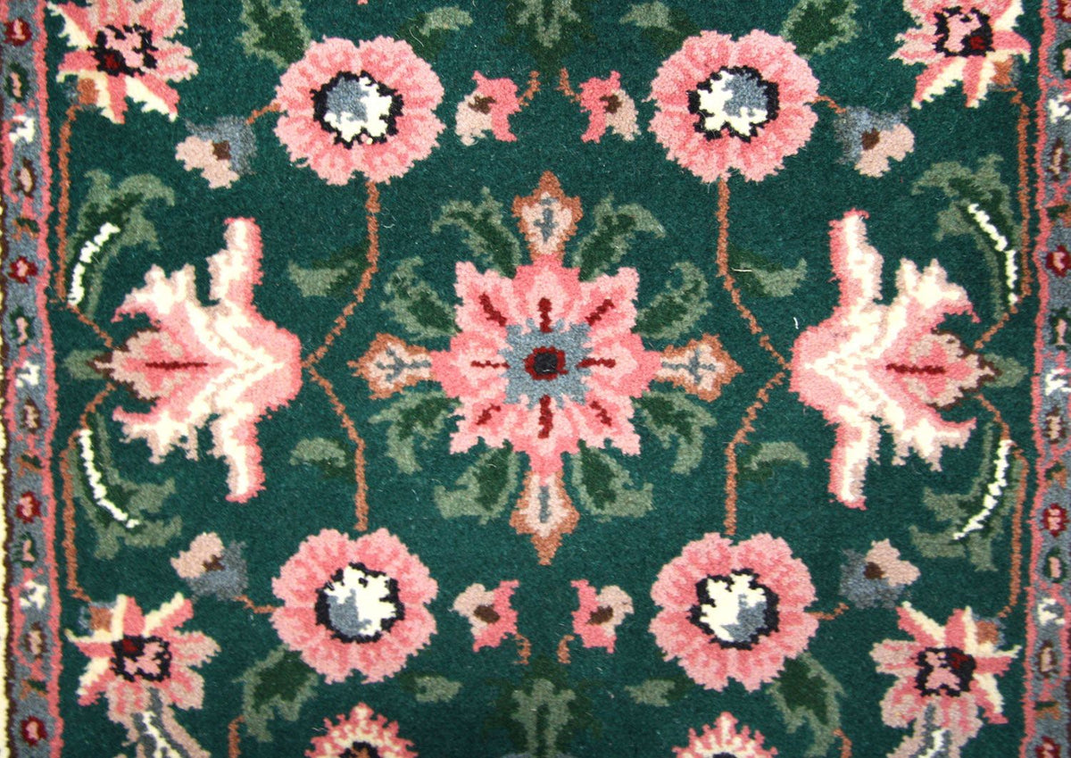 Alfombra de pasillo Alfombra persa - Bidjar - 303 x 78 cm - azul