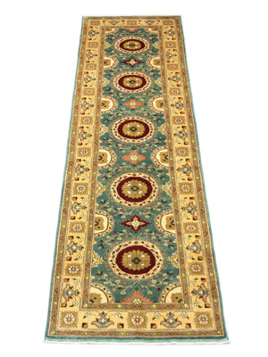 Alfombra de pasillo Alfombra Ziegler - 293 x 81 cm - azul