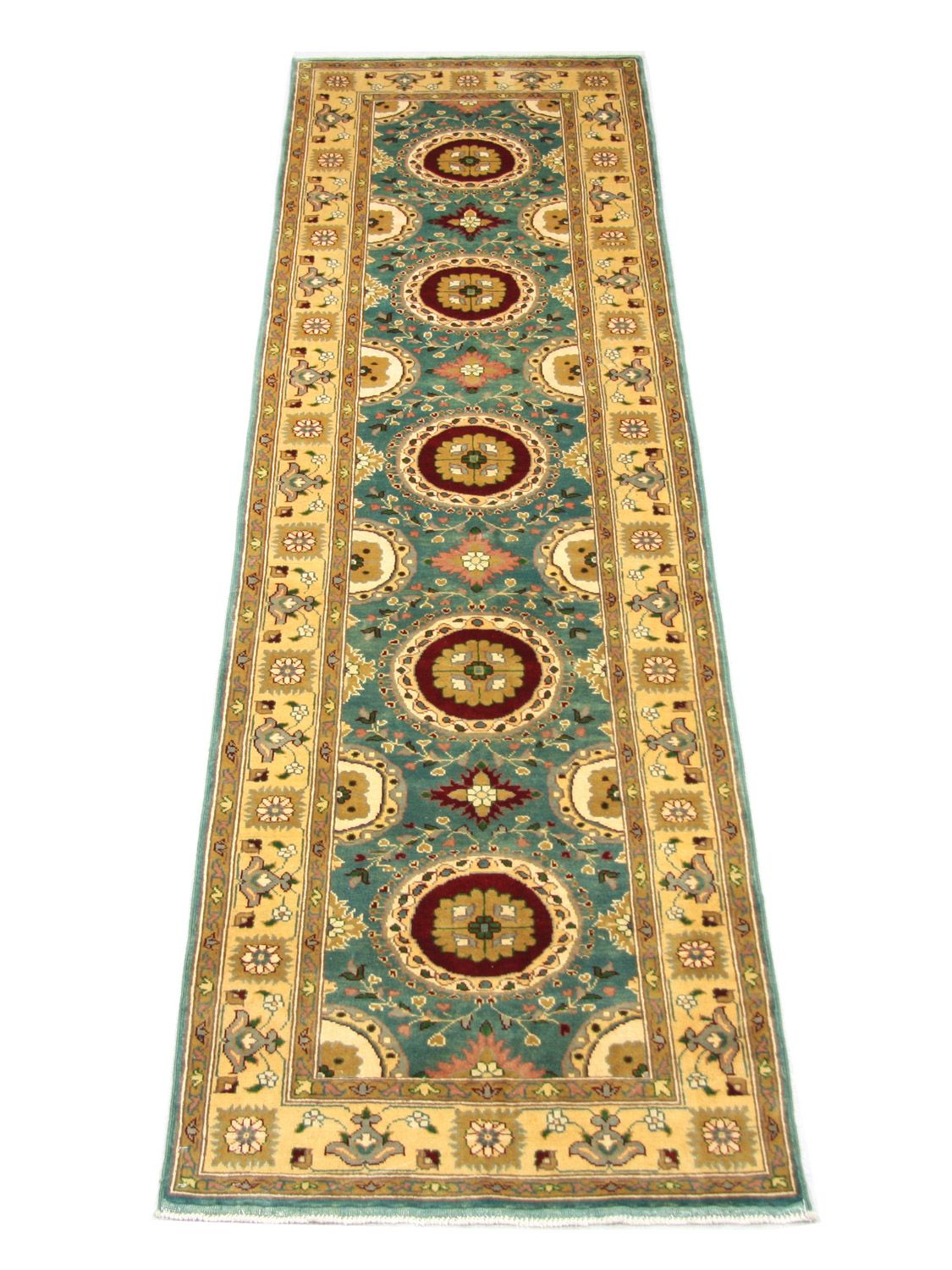 Alfombra de pasillo Alfombra Ziegler - 293 x 81 cm - azul