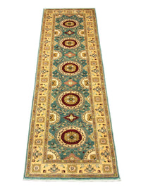 Alfombra de pasillo Alfombra Ziegler - 293 x 81 cm - azul