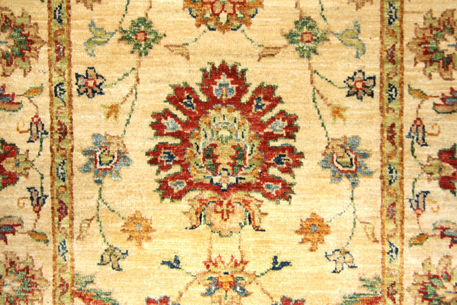 Alfombra de pasillo Alfombra Ziegler - 220 x 76 cm - amarillo