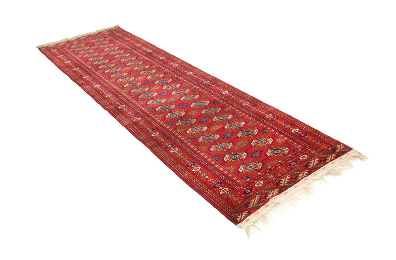 Alfombra de pasillo Alfombra afgana - Bukhara - 285 x 88 cm - rojo