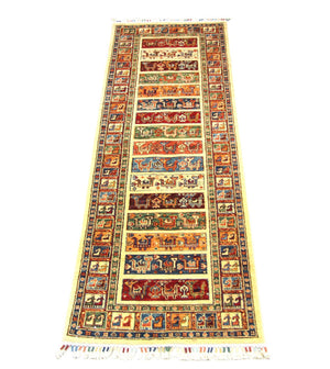 Alfombra de pasillo Alfombra Ziegler - 258 x 82 cm - multicolor